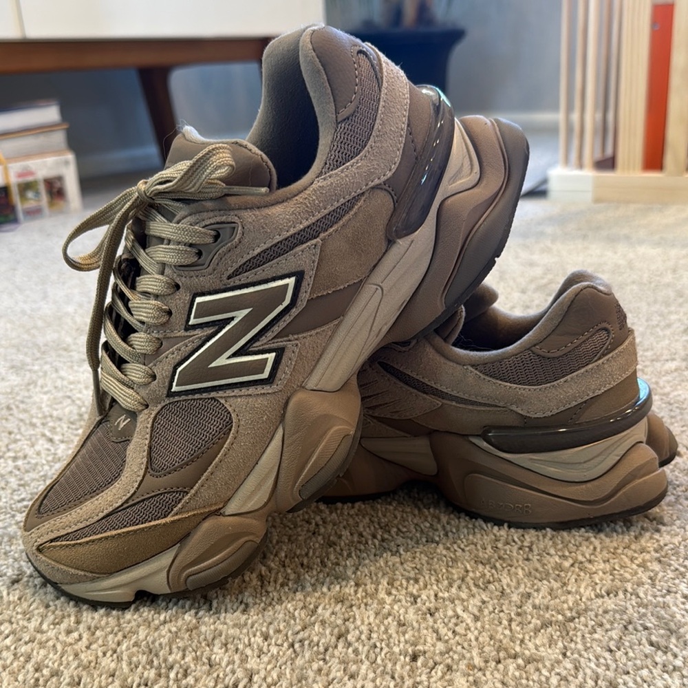 New Balance 9060 Brown Sneakers - Picture 2 of 4